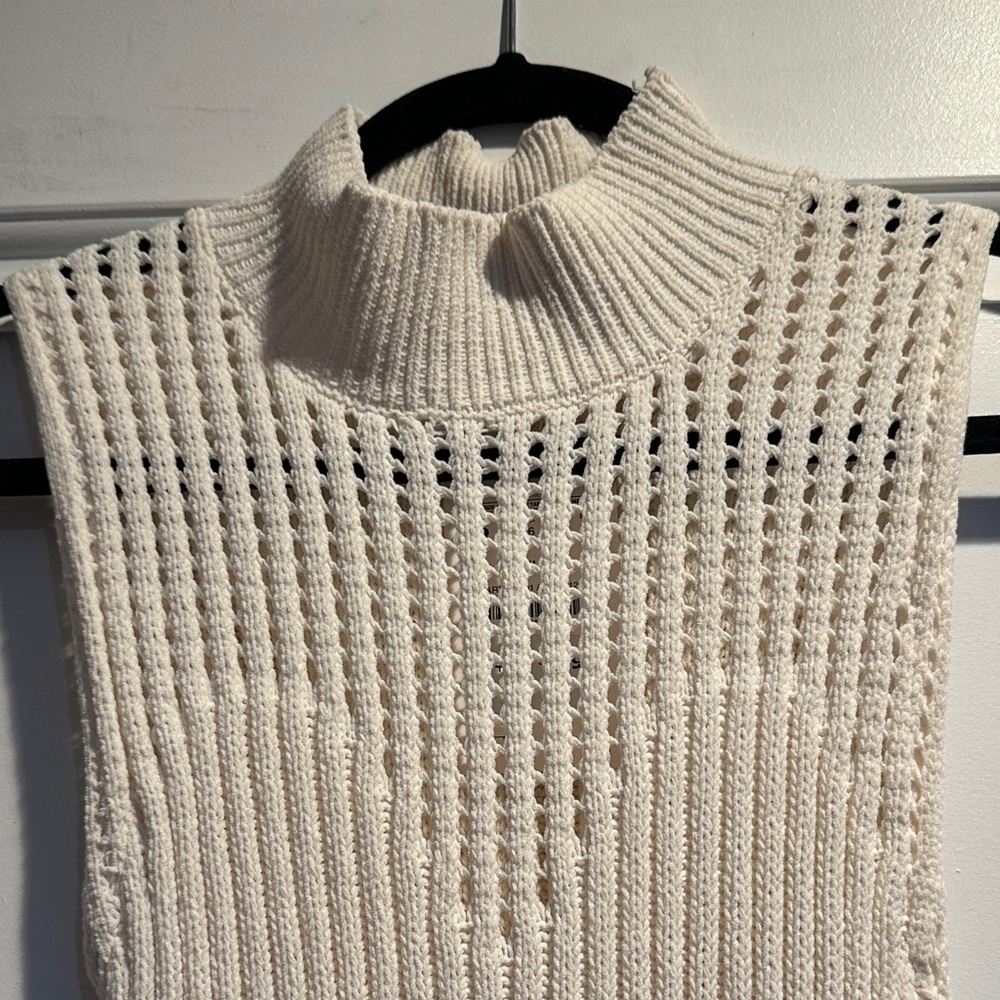 Zara Cream Knit Maxi Dress - Picture 7 of 9